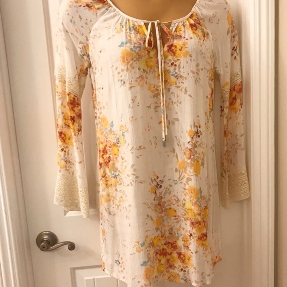 LOVE STITCH | Mini Floral Boho Dress